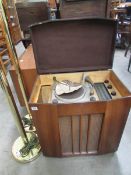 A 1950's radiogramme/ record player