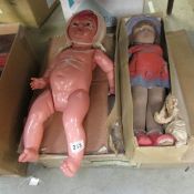 2 vintage boxed dolls, 1 a/f