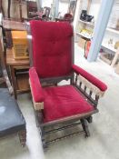 An American rocking chair