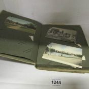 An album of mainly Lindfield, Sussex postcards and 1 Titanic