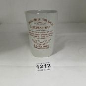 A WW1 Peace beaker from Blaydon