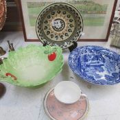3 bowls including Copeland and a Wedgwood trio