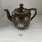 A decorative teapot