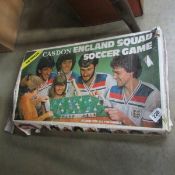 A vintage soccer game