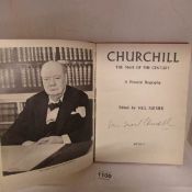 Churchill 'The Man of the Century' edited Neil Ferrier signed Winston Churchill