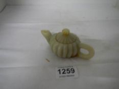 A jade style teapot