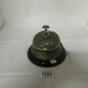 A brass shop bell