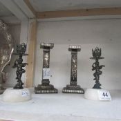 2 pairs of candlesticks