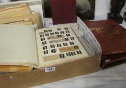 A large quantity of stamps and first day covers etc