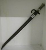 A French bayonet (serial number on bayonet and scabbard do not match)