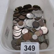 A box of mixed coins