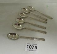 6 silver spoons (90gms)