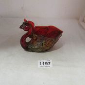 A 20th century copy of a bird shaped libation cup