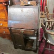 An oak bureau