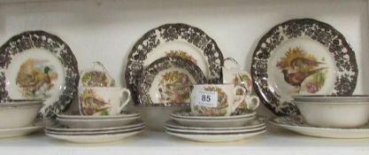 29 pieces of Pallisy Game series tea and dinnerware