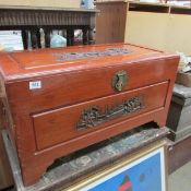 A camphor wood chest