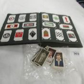 An album of cigarette cards and some loose