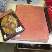 A scrap book album and an empty album