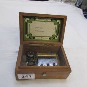 A Thoren's 2 tune musical box