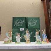 5 Beswick Beatrix Potter figures including Tom Kitten, Jemima Puddleduck with Foxy Whiskered