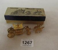 A Britian's boxed miniature Coronation coach