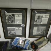 A mixed lot of Donald Campbell items, books, car etc