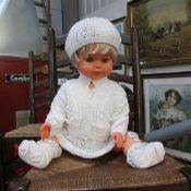 A vintage doll