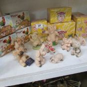 10 boxed 'Piggin' figures