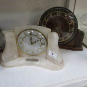 2 mantel clocks