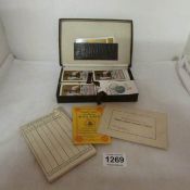 A 1920's Western electrical co., Electrical Mahjong set