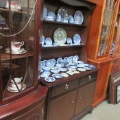 A mahogany effect dresser