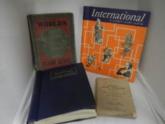 3 albums of stamps including penny red, Victorian etc and a 1940's catalogue