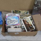 A box of postcards