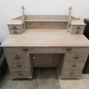 A painted dressing table, a/f