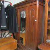 A Victorian mahogany wardrobe