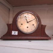 A Deco mantel clock