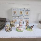 6 Royal Albert Beatrix Potter figures including Mr Alderman Ptolemy, John Joiner etc