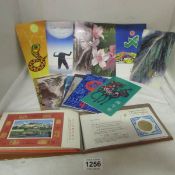 A quantity of China National Stamp Corporation presentation stamp cards and album fo 20th