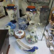 A mixed lot of china including Wedgwood, Shelley and Shorter