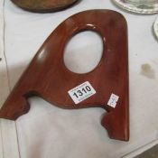 A photo frame made from a Spitfire propeller