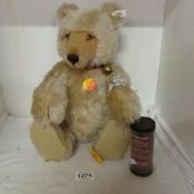 A Steiff limited edition 'Watch' bear with watch and collar