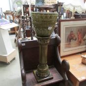 A jardiniere on stand