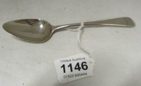 A Georgian silver spoon, London 1805/06
