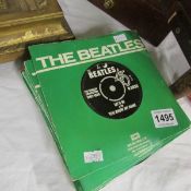 A quantity of Beatles singles