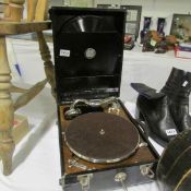 An Antoria picnic gramaphone