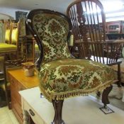 A Victorian nursing chair