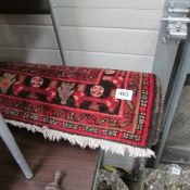 A good red patterned rug