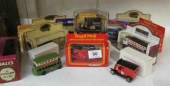 A quantity of boxed Lledo models including Nocton Sheep dog trials van