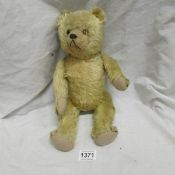 A 1930's German 'Archibald Harvy' mohair bear with replacement felt pads