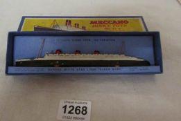 A boxed Dinky White Star Line Queen Mary